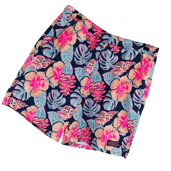 Vineyard Vines Other - Vineyard Vines Swim Trunks Surf Beach Tropical Seashell Coastal Mens M 32 x 7